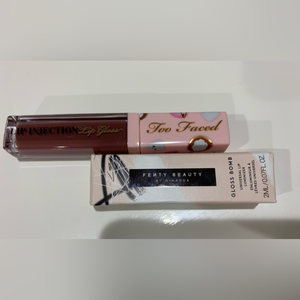 New Fenty Beauty & Too Faced Gloss Bundle